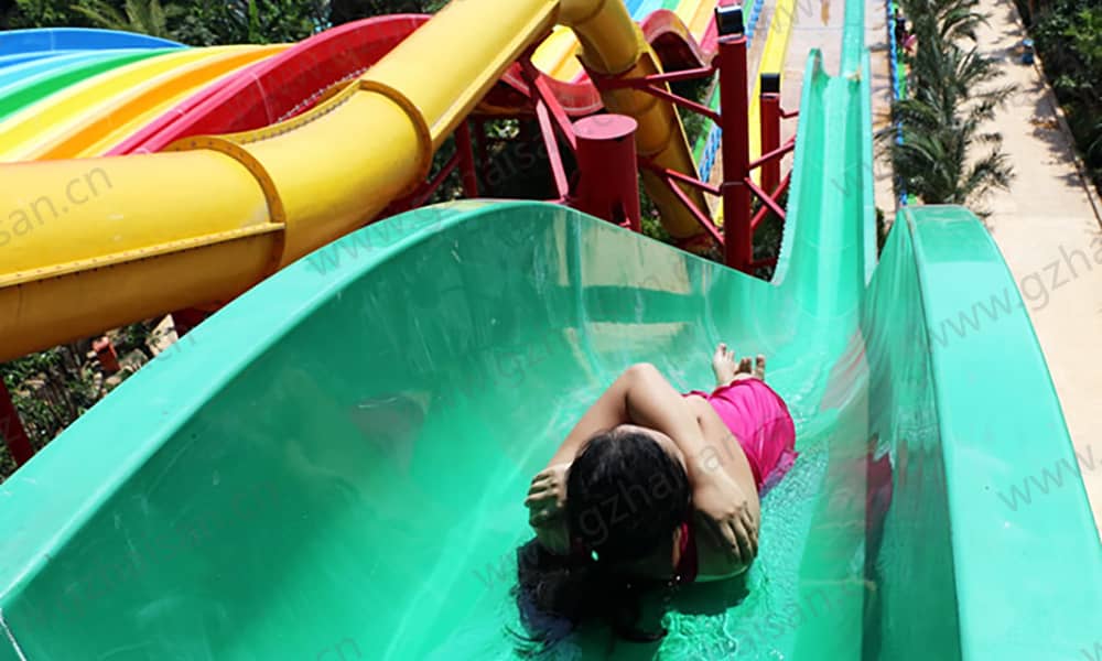 海南三亚千古情水上乐园高速滑道 海南三亚千古情水上乐园高速滑道
